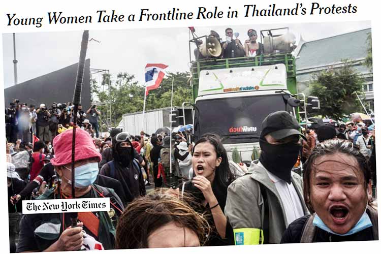Menn har all makt i Thailand – nå protesterer jentene