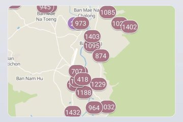 Rekordstore støvnivåer i Nord-Thailand, Pai verst rammet