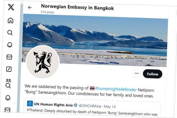Norsk UD bekymret over Thailands bruk av loven om majestetsfornærmelse