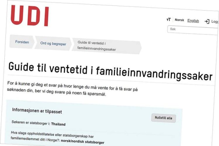 Stadig lenger ventetid på familiegjenforening – UDI beklager