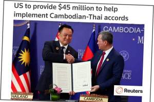 USA vil gi 1,4 milliarder Baht for &aring; skape fred