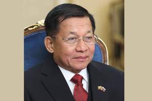 Tidligere juntasjef Min Aung Hlaing